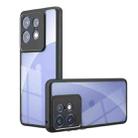 For Motorola Edge 50 Pro Armor Precise Hole PC Hybrid TPU Phone Case(Transparent) - 1