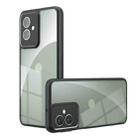 For Motorola Moto G55 Armor Precise Hole PC Hybrid TPU Phone Case(Transparent) - 1