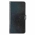 For iPhone 16 Glitter Powder Flip Leather Phone Case(Black) - 2