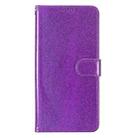 For iPhone 16 Plus Glitter Powder Flip Leather Phone Case(Purple) - 2