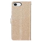 For iPhone 16e Glitter Powder Flip Leather Phone Case(Gold) - 3