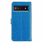 For Google Pixel 8A Glitter Powder Flip Leather Phone Case(Blue) - 3