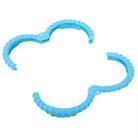 For DJI Avata 2 Sunnylife Drone Anti-Collision Protective Cover Propeller Ring Stripes(Blue) - 1