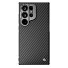 For Samsung Galaxy S24 Ultra 5G NILLKIN Aramid Fiber Fine Hole Phone Case(Black) - 1