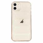 For iPhone 11 Eiderdown Airbag Glossy TPU Phone Case(Transparent) - 1