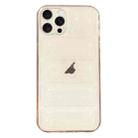 For iPhone 12 Pro Eiderdown Airbag Glossy TPU Phone Case(Transparent) - 1