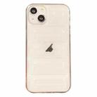 For iPhone 13 Eiderdown Airbag Glossy TPU Phone Case(Transparent) - 1