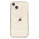 For iPhone 15 Plus Eiderdown Airbag Glossy TPU Phone Case(Transparent) - 1