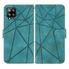 For Huawei P40 Lite Skin Feel Geometric Lines Leather Phone Case(Green) - 2