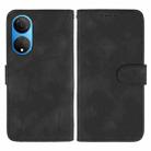 For Honor X7 Skin Feel Geometric Lines Leather Phone Case(Black) - 2