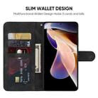 For Xiaomi Redmi Note 11 Pro+ 5G Skin Feel Geometric Lines Leather Phone Case(Black) - 3