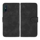 For Xiaomi Redmi 9A Skin Feel Geometric Lines Leather Phone Case(Black) - 2