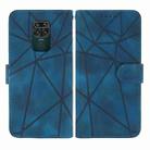 For Xiaomi Redmi 10X 4G Skin Feel Geometric Lines Leather Phone Case(Blue) - 2