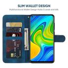 For Xiaomi Redmi 10X 4G Skin Feel Geometric Lines Leather Phone Case(Blue) - 3