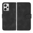 For Xiaomi Redmi Note 12 Pro+ 5G Global Skin Feel Geometric Lines Leather Phone Case(Black) - 2