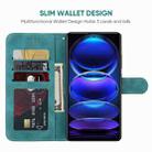 For Xiaomi Redmi Note 12 Pro+ 5G Global Skin Feel Geometric Lines Leather Phone Case(Green) - 3