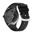 MT55 1.43 inch AMOLED HD Screen Ultra-thin Smart Call Health Watch, Silicone Strap(Black) - 3