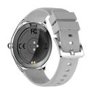 MT55 1.43 inch AMOLED HD Screen Ultra-thin Smart Call Health Watch, Silicone Strap(Silver Grey) - 3