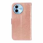 For vivo Y38 5G / Y200i / T3x Swallowtail Butterfly Embossed Leather Phone Case(Rose Gold) - 3