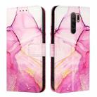 For Xiaomi Redmi 9 / 9 Prime India PT003 Marble Pattern Flip Leather Phone Case(Pink Purple Gold) - 2