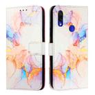 For Xiaomi Redmi Note 7 / 7 Pro / 7S PT003 Marble Pattern Flip Leather Phone Case(Galaxy Marble White) - 2