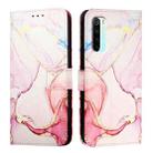 For Xiaomi Redmi Note 8 PT003 Marble Pattern Flip Leather Phone Case(Rose Gold) - 2