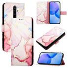 For Xiaomi Redmi Note 8 Pro PT003 Marble Pattern Flip Leather Phone Case(Rose Gold) - 1