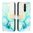 For Xiaomi Redmi Note 8 Pro PT003 Marble Pattern Flip Leather Phone Case(Green) - 2