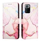 For Xiaomi Poco X3 GT PT003 Marble Pattern Flip Leather Phone Case(Rose Gold) - 2