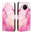 For Xiaomi Mi 10T Lite 5G PT003 Marble Pattern Flip Leather Phone Case(Pink Purple Gold) - 2