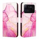 For Xiaomi Mi 11 Ultra PT003 Marble Pattern Flip Leather Phone Case(Pink Purple Gold) - 2