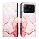 For Xiaomi Mi 11 Ultra PT003 Marble Pattern Flip Leather Phone Case(Rose Gold) - 2