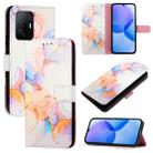 For Xiaomi 11T / 11T Pro PT003 Marble Pattern Flip Leather Phone Case(Galaxy Marble White) - 1
