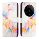 For Xiaomi 14 Ultra PT003 Marble Pattern Flip Leather Phone Case(Galaxy Marble White) - 2