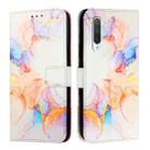 For Xiaomi Mi CC9  / Mi 9 Lite PT003 Marble Pattern Flip Leather Phone Case(Galaxy Marble White) - 2