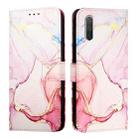 For Xiaomi Mi CC9e / Mi A3 PT003 Marble Pattern Flip Leather Phone Case(Rose Gold) - 2