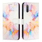 For Xiaomi Mi CC9e / Mi A3 PT003 Marble Pattern Flip Leather Phone Case(Galaxy Marble White) - 2