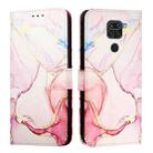 For Xiaomi Redmi 10X 4G PT003 Marble Pattern Flip Leather Phone Case(Rose Gold) - 2