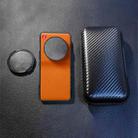 For Xiaomi 14 Ultra JSR Phone Case with Filter Adapter Ring & Storage Box(Orange) - 1