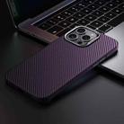 For iPhone 15 Pro SULADA 600D Kevlar Texture PC Shockproof Phone Case(Purple) - 1