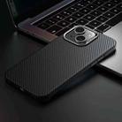 For iPhone 14 SULADA 600D Kevlar Texture PC Shockproof Phone Case(Black) - 1