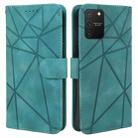 For Samsung Galaxy S10 Lite Skin Feel Geometric Lines Leather Phone Case(Green) - 2