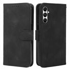 For Samsung Galaxy A14 5G / 4G Skin Feel Geometric Lines Leather Phone Case(Black) - 2