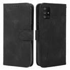 For Samsung Galaxy A51 5G Skin Feel Geometric Lines Leather Phone Case(Black) - 2