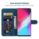 For Samsung Galaxy S10 5G Skin Feel Geometric Lines Leather Phone Case(Blue) - 3