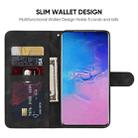 For Samsung Galaxy S20 Ultra Skin Feel Geometric Lines Leather Phone Case(Black) - 3