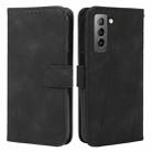 For Samsung Galaxy S22 5G Skin Feel Geometric Lines Leather Phone Case(Black) - 2