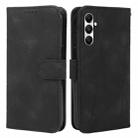 For Samsung Galaxy S23 FE 5G Skin Feel Geometric Lines Leather Phone Case(Black) - 2