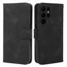 For Samsung Galaxy S23 Ultra 5G Skin Feel Geometric Lines Leather Phone Case(Black) - 2