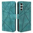 For Samsung Galaxy S24+ 5G Skin Feel Geometric Lines Leather Phone Case(Green) - 2